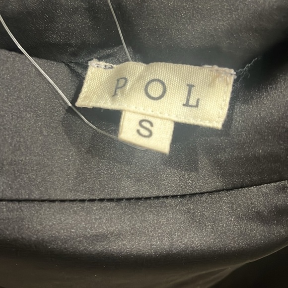 New without tag POL Black Satin Midi Pencil Skirt - Picture 3 of 4